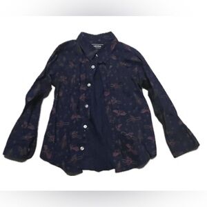 Boys ling sleeve button down shirt